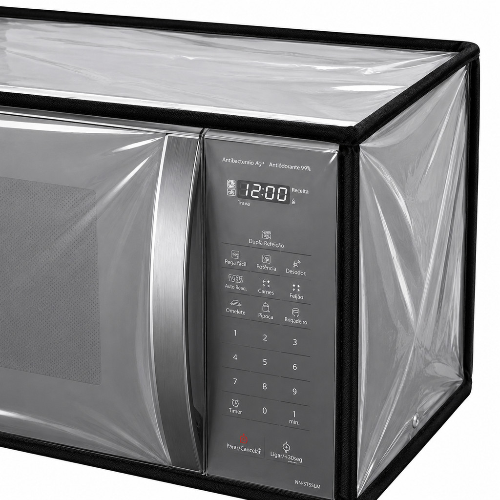 Capa Para Micro-ondas Panasonic 27L  ST55  Pvc Transparente