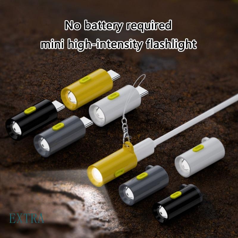 Lanterna EXT Compactamente USB C Precisa Brilho Tochas LED Para Laptops Iluminação Emergência Uso Externo