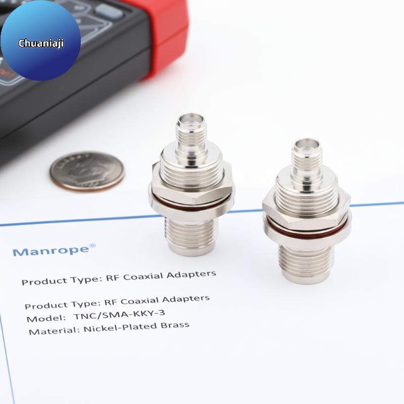 Chuaniaji TNC SMA Conector Fêmea Adaptador De Anteparo Conexão Estável RF De Alta Frequência Para Instalações De Disposi