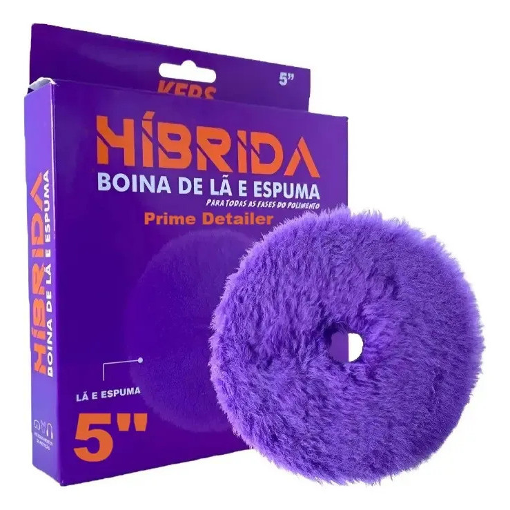 Boina De Lã E Espuma Hibrida Fases 5 Polegadas Kers