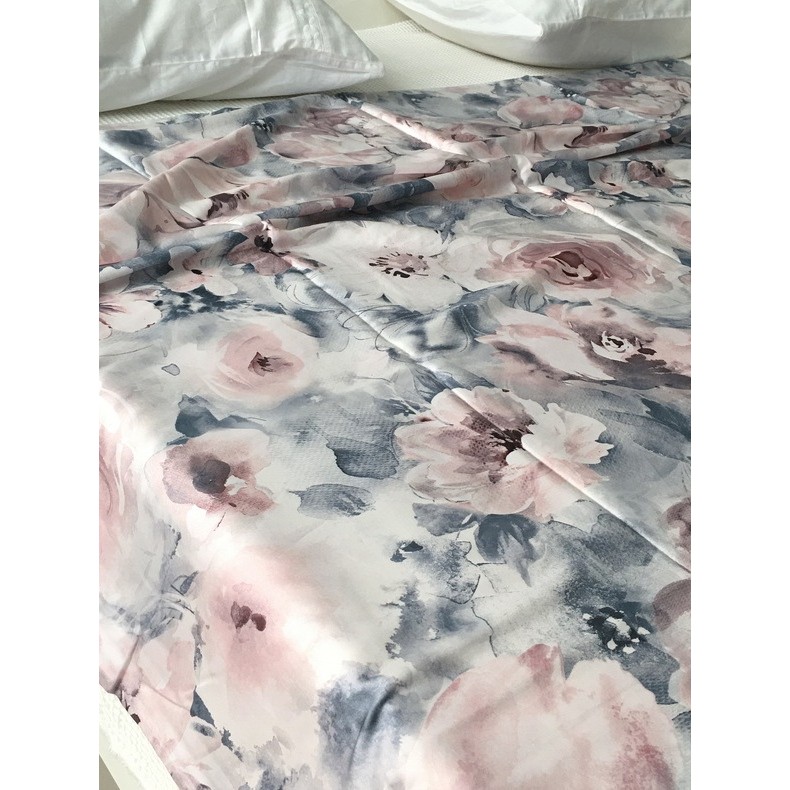 Novo produto recomendação suave 100 contagens Tencel algodão Digital impresso capa de edredão única capa de edredão 160*