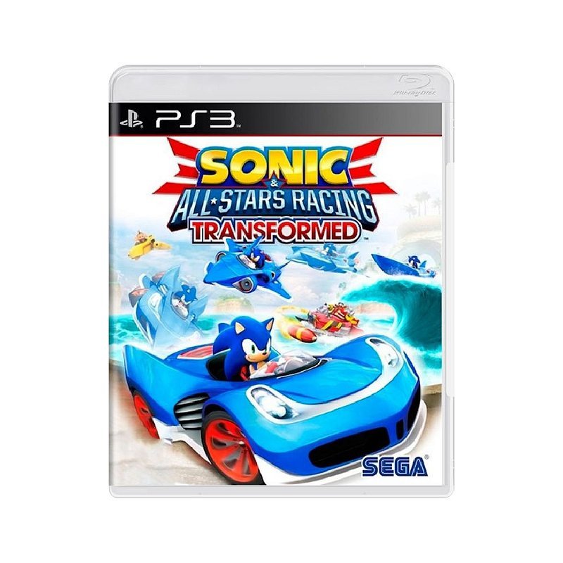 Jogo Sonic & All-Star Racing Transformed - PS3 - Usado - Original