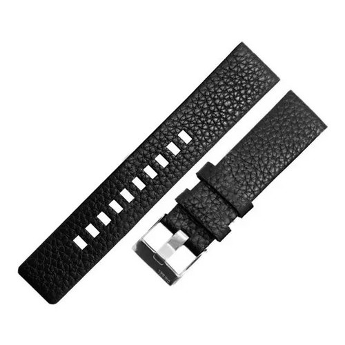 Pulseira Relógio Diesel Couro 22mm Preto Preto 2.2 Cm
