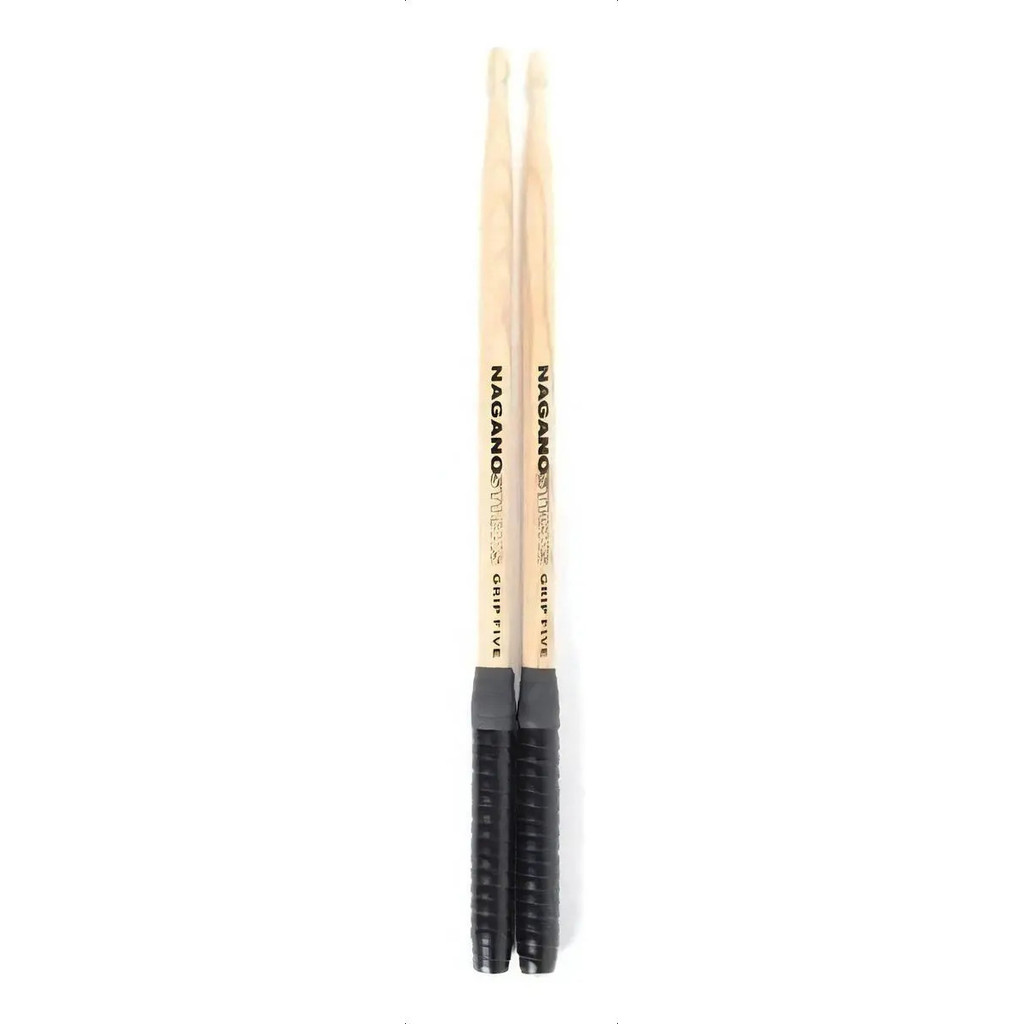 Baqueta Nagano Grip Five Ponta De Madeira 5a Stk0012 Madeira