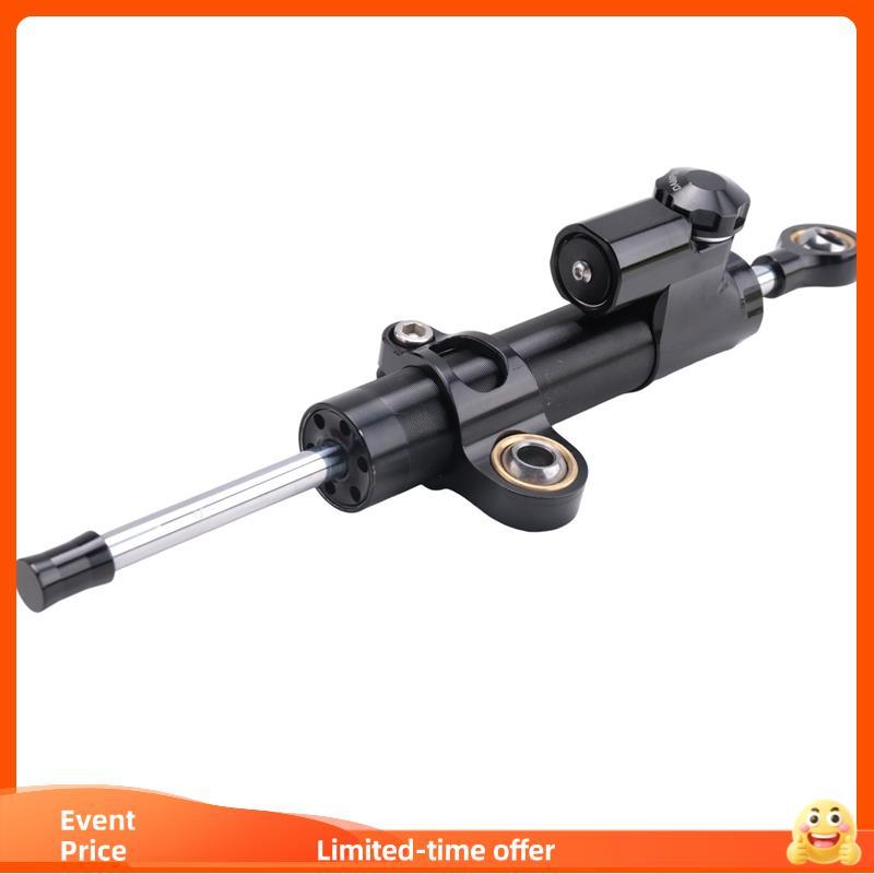 Amortecedor De Direção Ajustável Para Thunder DT3 Zero 10X Scooter Elétrico Estabilizador Peças Acessórios Preto