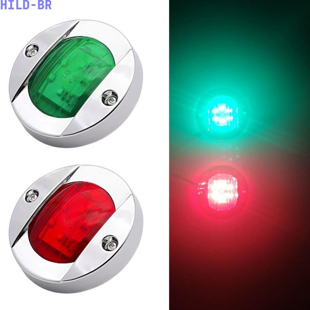 Long lasting 2X Red Green Navigation Boat Light LED 12V Yacht Stern Signal Lamp