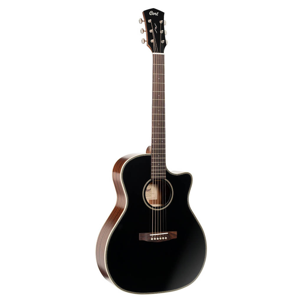 Violão Acustico Cort Core-oc Spruce Optb Black C/case
