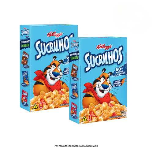 Combo Cereal Sucrilhos Low Sugar 170G 2 unidades
