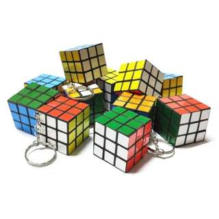 Kit 12 Chaveiro MINI Cubo Magico 3cm Para Lembrancinha festa brinde