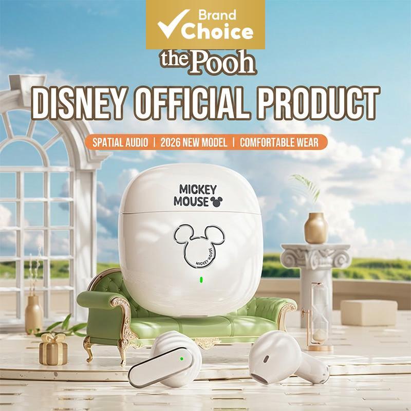 Fone de Ouvido Disney Q3 Mickey Mouse TWS Bluetooth Fones de Ouvido Mini Som Surround Cancelando Ruído Fones de Ouvido