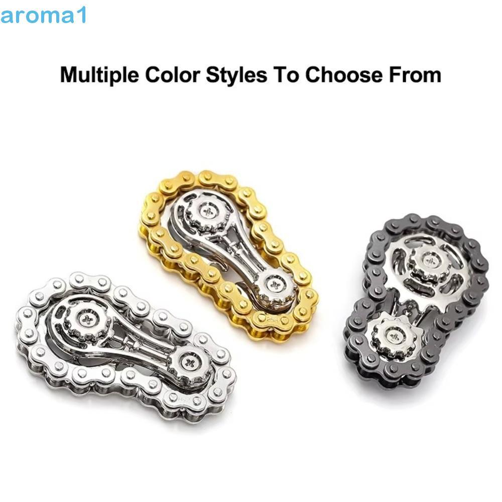 AROMA1 Volante Fidget Spinner , Spinning Top DIY Bike Chains Sensory Play Hand Chain Gear