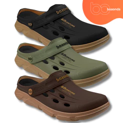 Babuche Masculino BoaOnda Adventure Clog Chinelo Pesca Super Leve Impermeável Dia a Dia