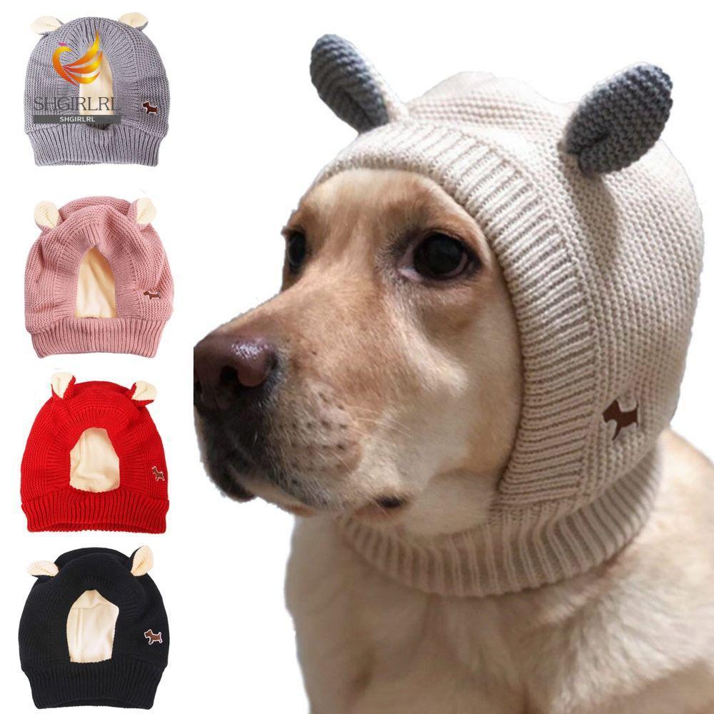 SHGIRLRL Protetores De Orelha De Cachorro Moda Proteção Contra Ruído Chapéu De Malha Quentes