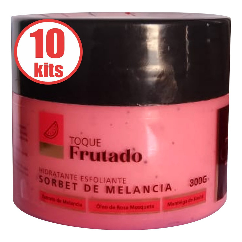 10 Esfoliante Sorbet De Melancia Toque Frutado Cbb Atacado