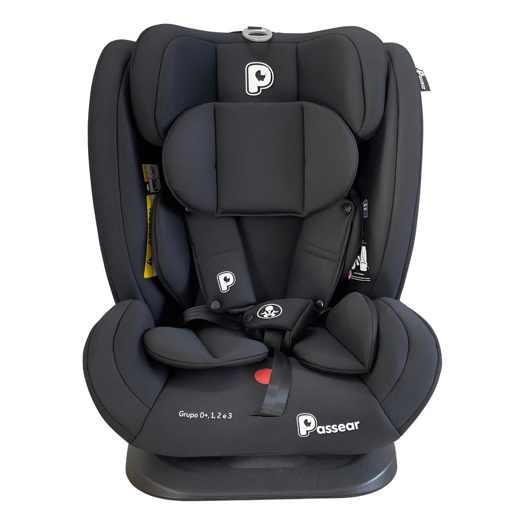 Cadeira Infantil Ajustável Para Carro 0 A 36kg Zaya Liso Preto