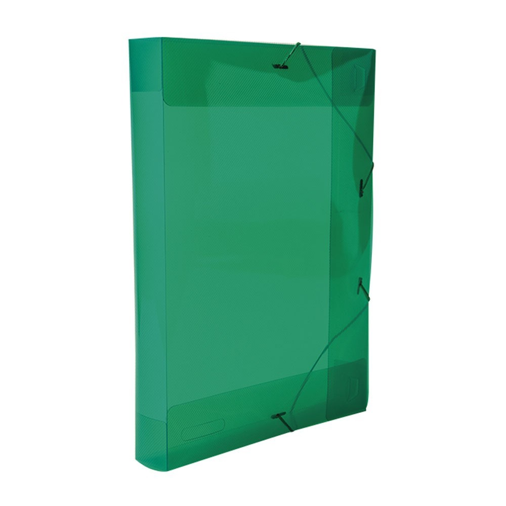Pasta com elástico A4 2cm verde New Line Dello