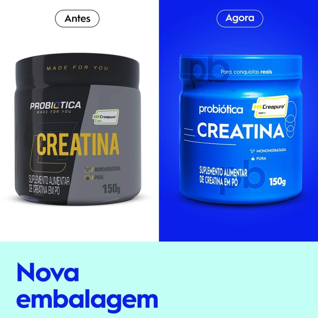 Creatina Monohidratada Probiotica 150g Pura