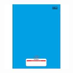 Caderno brochurão capa dura universitário caligrafia 96 folhas D Mais Tilibra