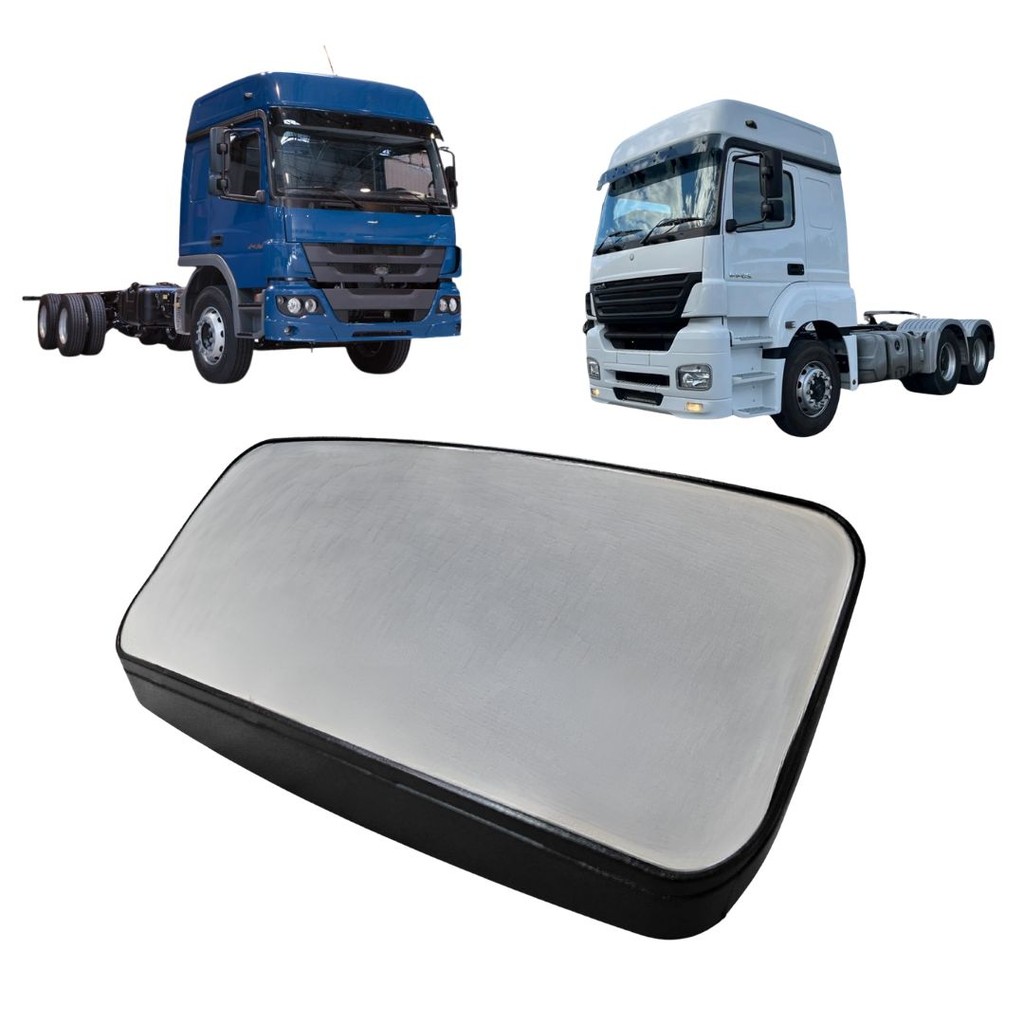 Espelho Retrovisor Para Mercedes Benz Axor Atego Convexo Sem Desembaçador e Braço Lado Esquerdo em Oferta na Shopee