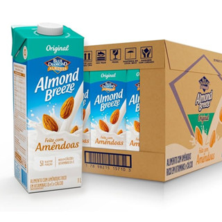 Bebida Vegetal De Amêndoas Original Almond Breeze 1l Kit 12 em Oferta na Shopee