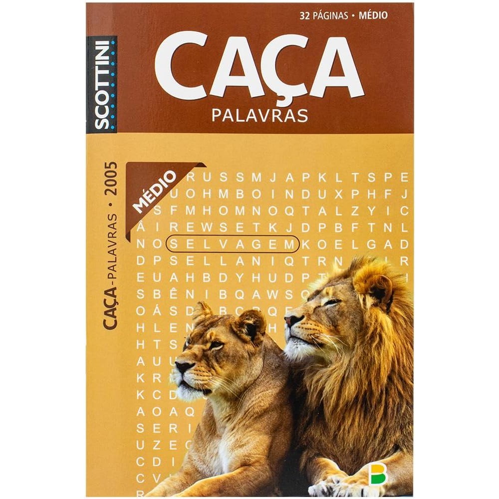 Scottini Caça-palavras com 32 pág | N.2005 | Médio
