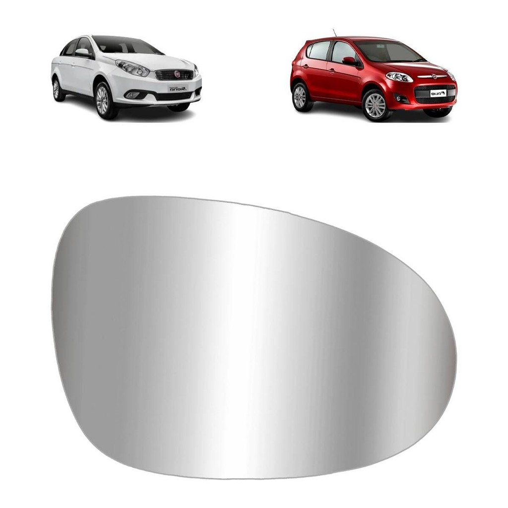 REFIL ESPELHO DO RETROVISOR PALIO NOVO 2012 A 2018 GRAND SIENA 2015 A 2022 LADO DIREITO