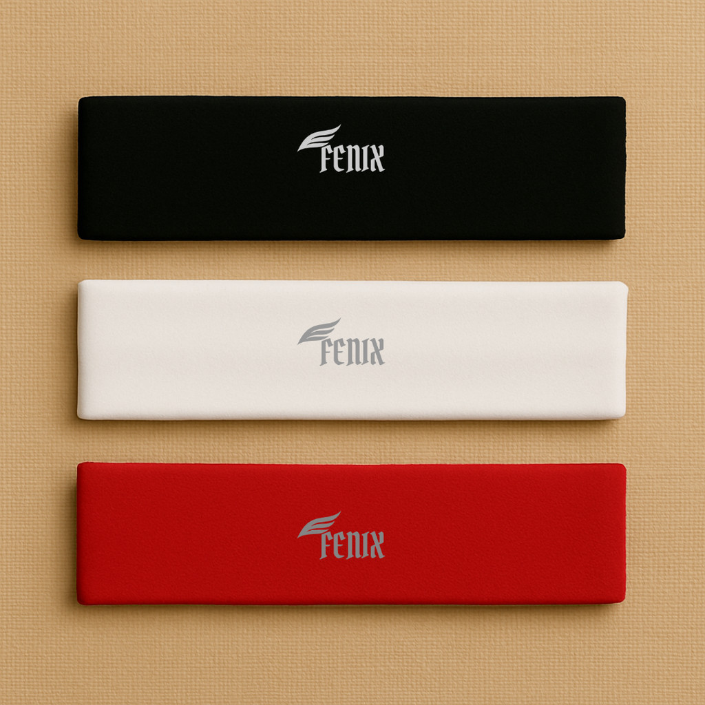 Kit com 2 testeiras anti suor faixa para cabelo envio em 24h esportes fênix