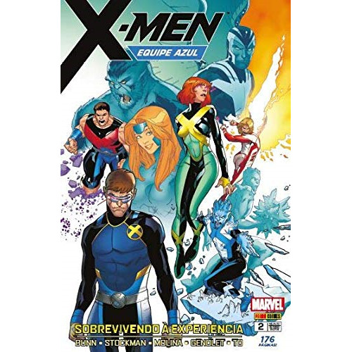 Capa do livro Comic - X-men: equipe azul - volume 2 - Novo/Lacrado - Editora Panini -