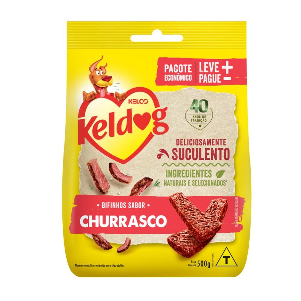 Bifinho Keldog Churrasco Para Cães 500gr