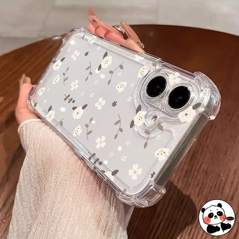 Capa De Airbag De Flor Elegante Para Realme Narzo 70 70X 60 60X 50i 50A 30 20 Prime N61 N55 N53 Note 60 50 P3 Pro Ultra em Oferta na Shopee