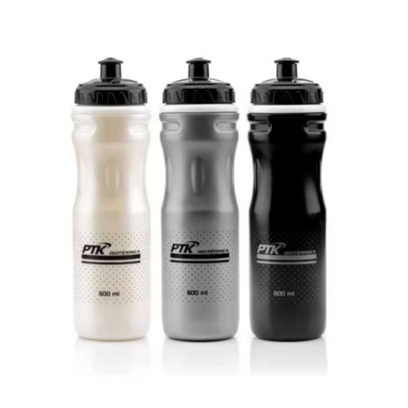 Garrafa de água Isotermica Caramanhola Bike academia caminhada 600ml PTK em Oferta na Shopee