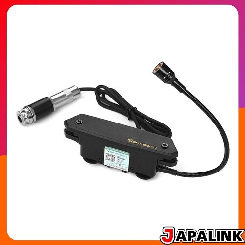 Beffin SKYSONIC T-902 Captador de orifício de som ativo para violão acústico, sistema de captação dupla magnética + mic