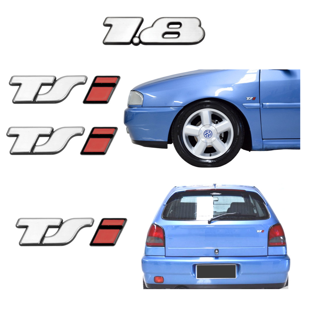 Emblema Tsi 1.8 + Laterais Tsi - Gol Bola - Modelo Original