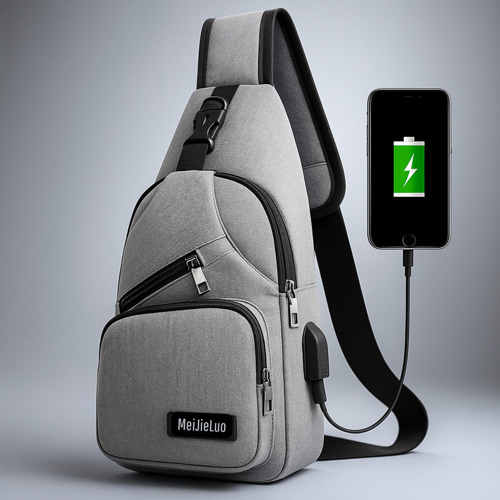 bolsa de ombro anti-roubo de ombro com entrada para carregador usb pratica e flexivel em Oferta na Shopee