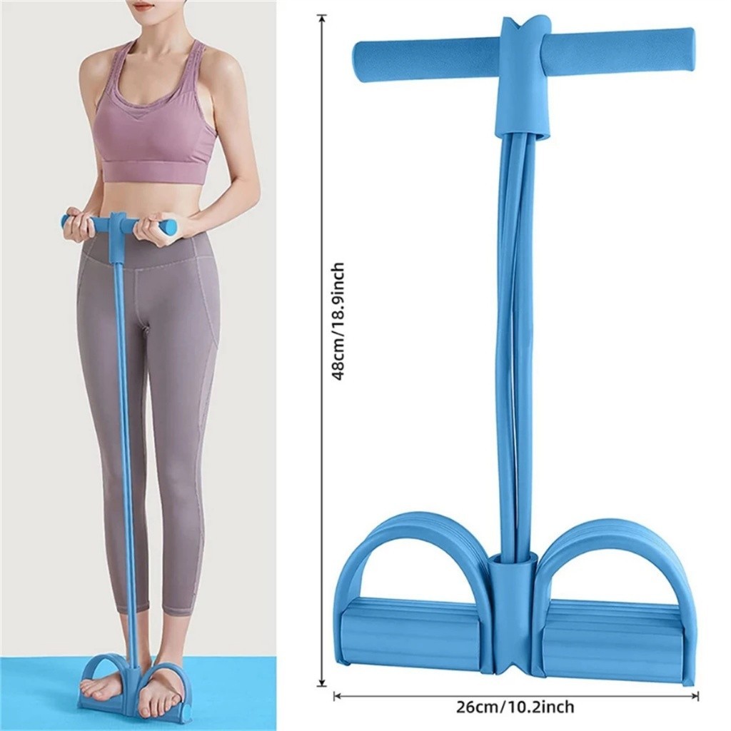 Elástico Extensor Pedal de Exercícios Pull Reducer Multi Função Academia Em Casa Uso Profissional