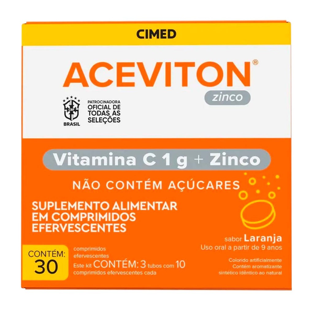 Aceviton Zinco 30Cpr Efervescente