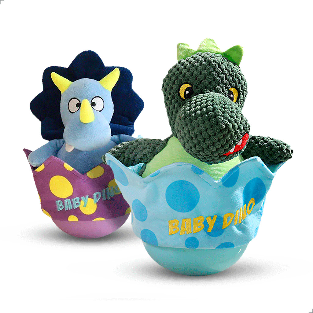 Brinquedo Momovida Interativo de Pelúcia para Animais Domésticos Cães Pet Mordedor Dinossauro C/ Som em Oferta na Shopee