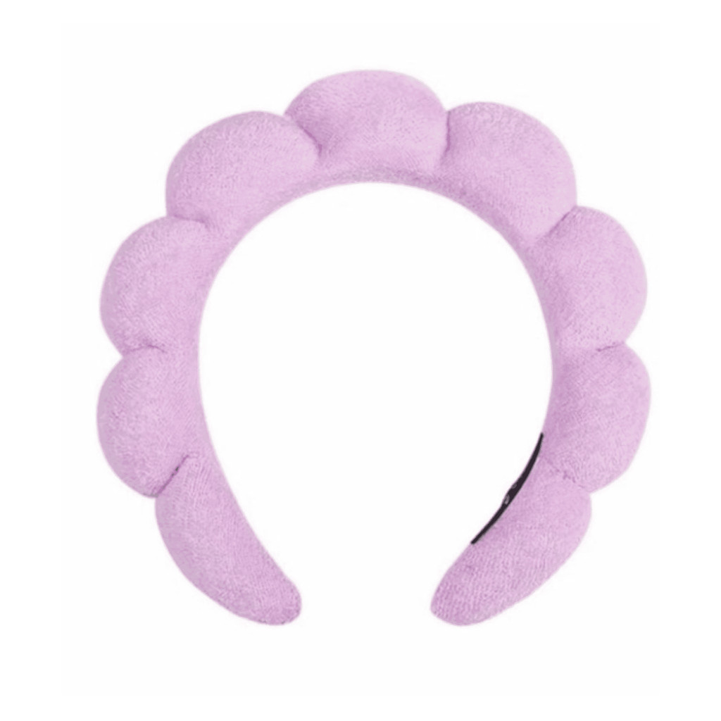 Tiara Nuvem Almofadada para Skin Care Cor Lilas