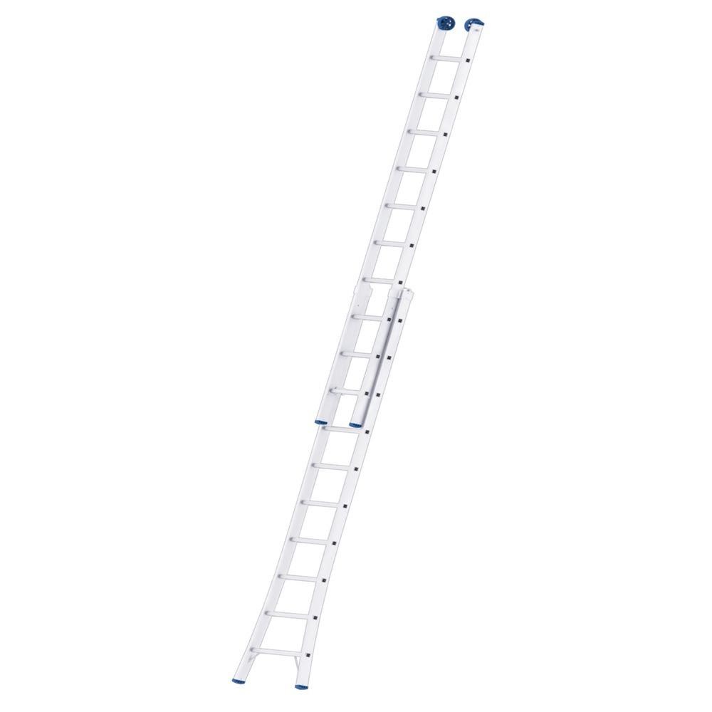 Escada de Alumínio Mor Extensível, 20 Degraus em Oferta na Shopee