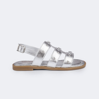 Sandália Infantil Casual Tiras Largas Tachas Pampili em Oferta na Shopee