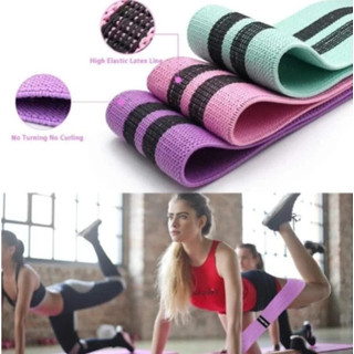 Kit Faixas Elásticas De Exercício Hip Resistance Bands cod102 em Oferta na Shopee