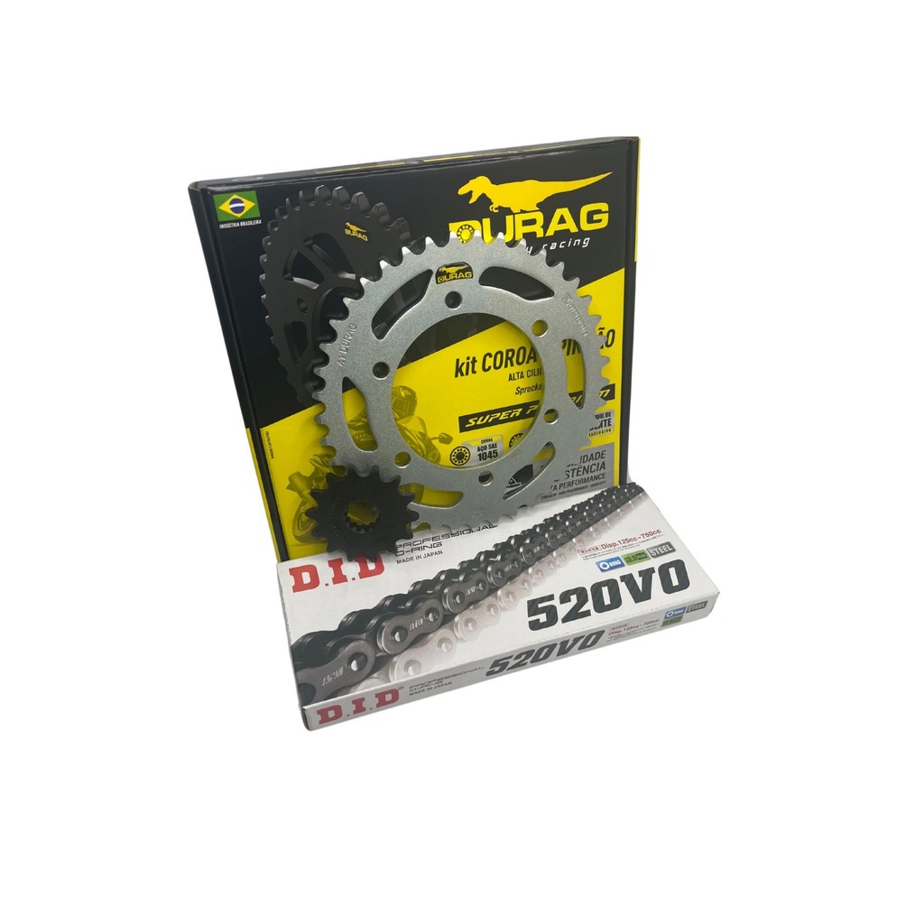 Kit Relação Durag / Did V0 Kawasaki Ninja 400 E Z400 2018 A 2021