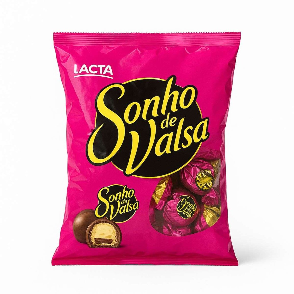 Pacote Sonho de Valsa 1kg Bombom Chocolate Lacta