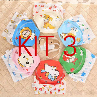 KIT 3 calça Infantil Treinamento  Desfralde Bebês