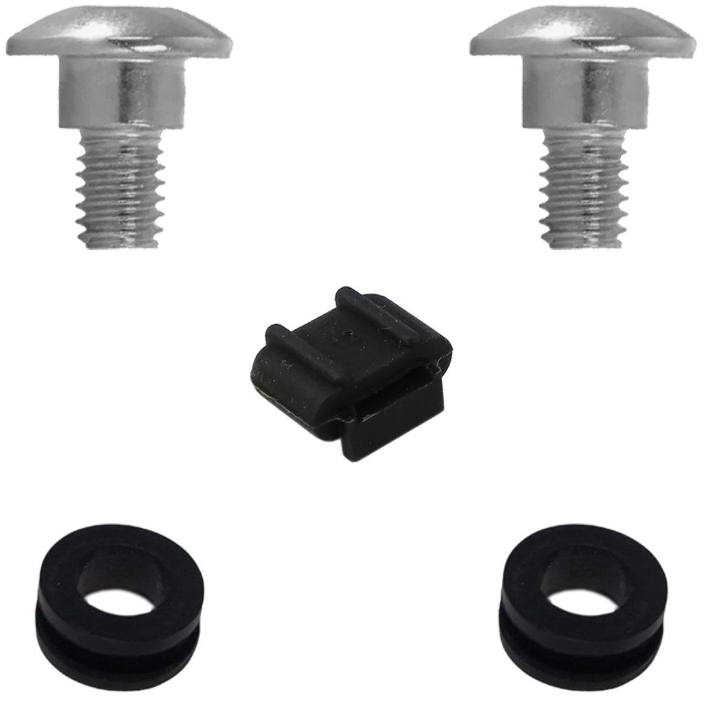 Kit coxim bucha traseiro fixação escapamento escape parafusos CG125 CG150 CG160 Cargo Fan Titan Start