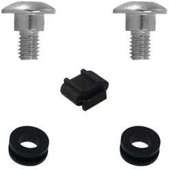 Kit coxim bucha traseiro fixação escapamento escape parafusos CG125 CG150 CG160 Cargo Fan Titan Start