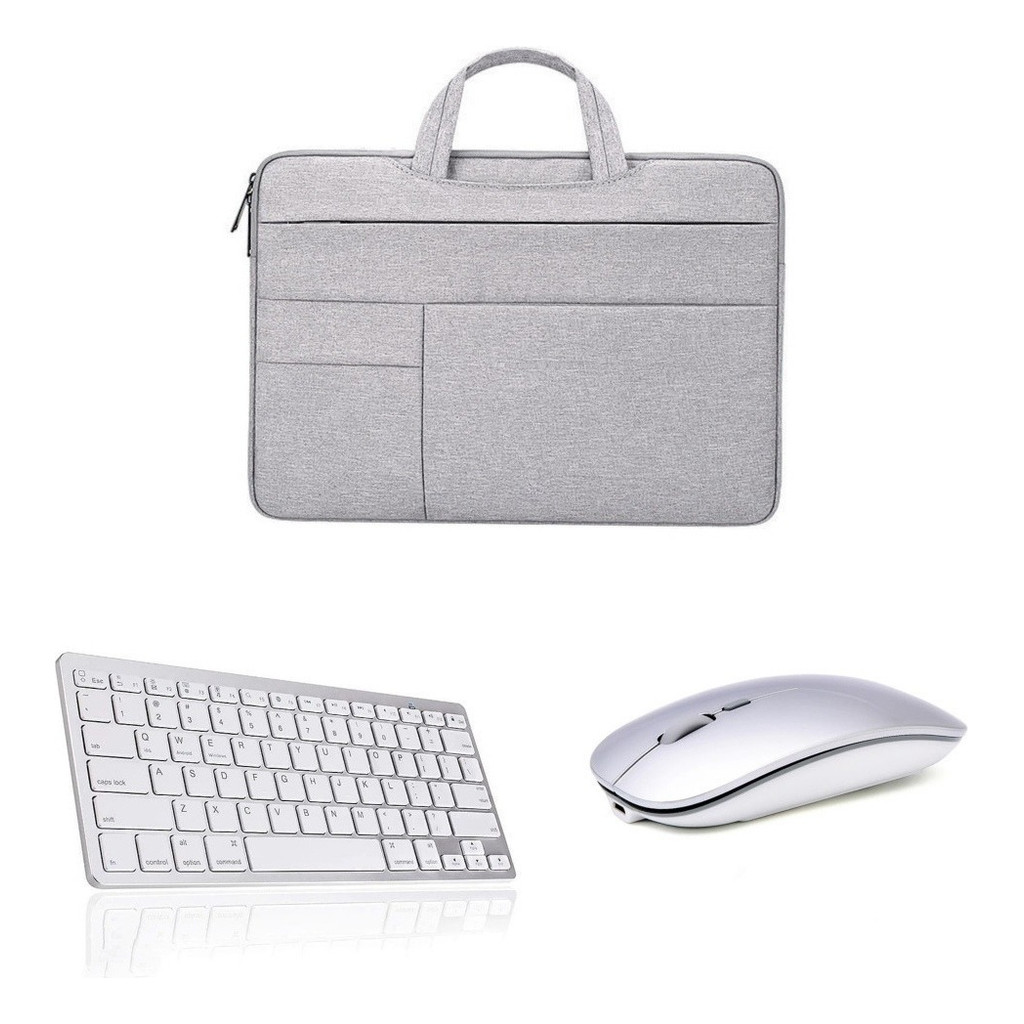 Bolsa Executiva De Luxo P/ Macbook Air M1 + Teclado + Mouse