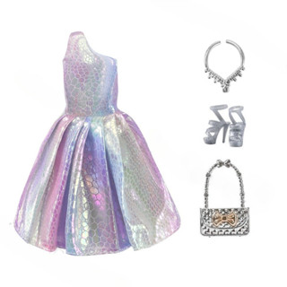 30cm Senhora Boneca Vestido Completo Roupas Terno Para 1/6 Acessórios Vestir Brinquedo em Oferta na Shopee