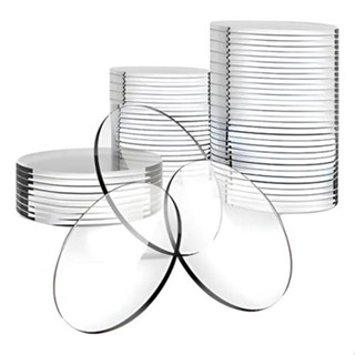 Kit 50 Base Redonda Acrílica 8,5cm Suporte para Biscuit Lembrancinhas Artesanato Decoração em Oferta na Shopee