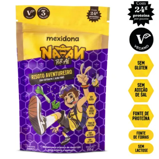 Risoto Aventureiro Espinafre/Alho Poro 155G - Mexidona / Bio Blend